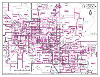 Arizona Zip Code Map